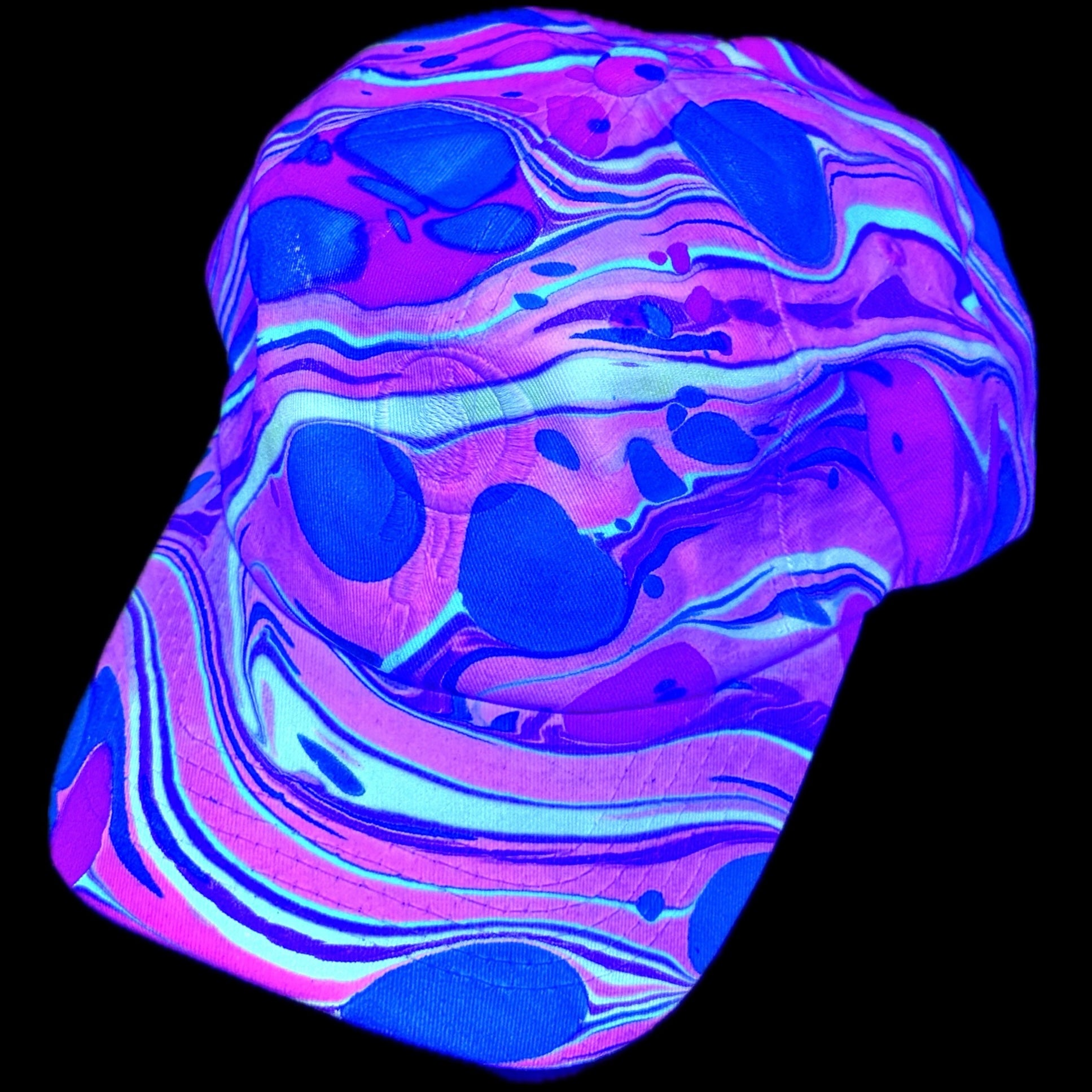 Dad hat (strap back) (UV REACTIVE)