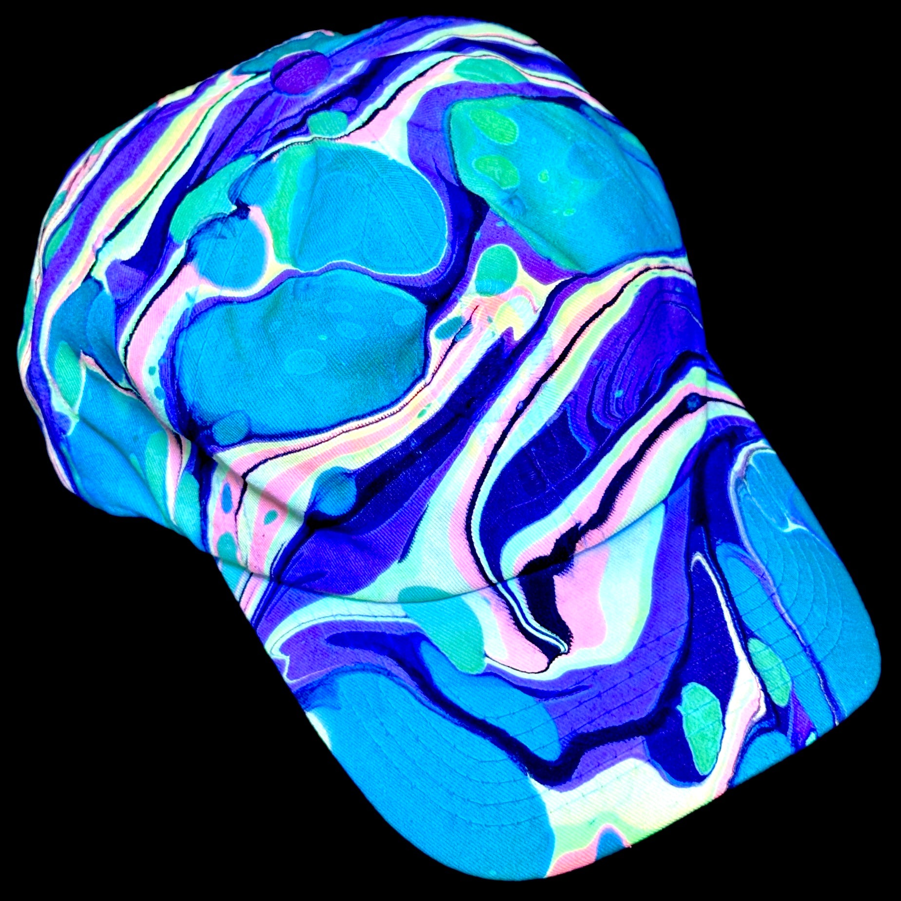 Dad hat (strap back) (UV REACTIVE)