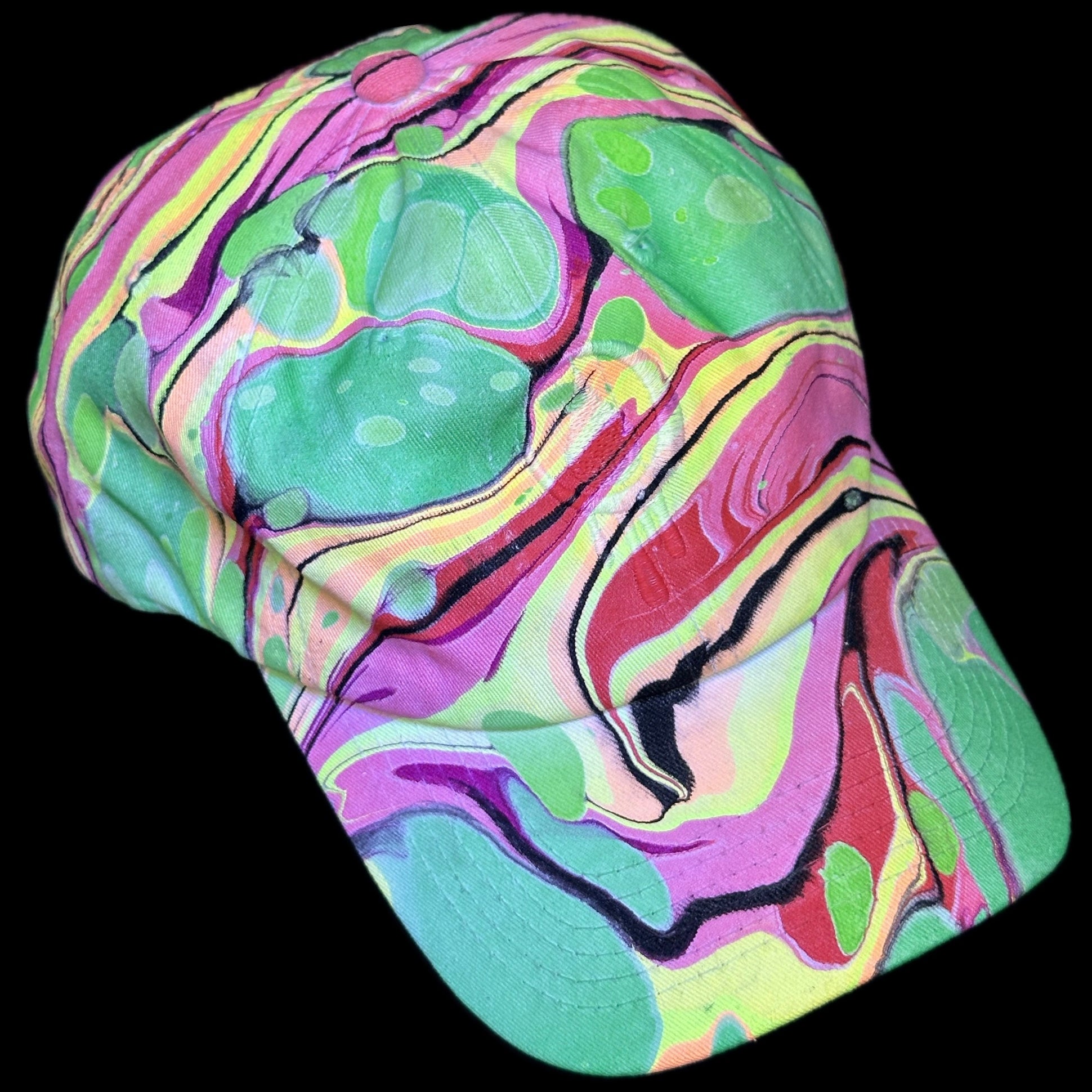 Dad hat (strap back) (UV REACTIVE)