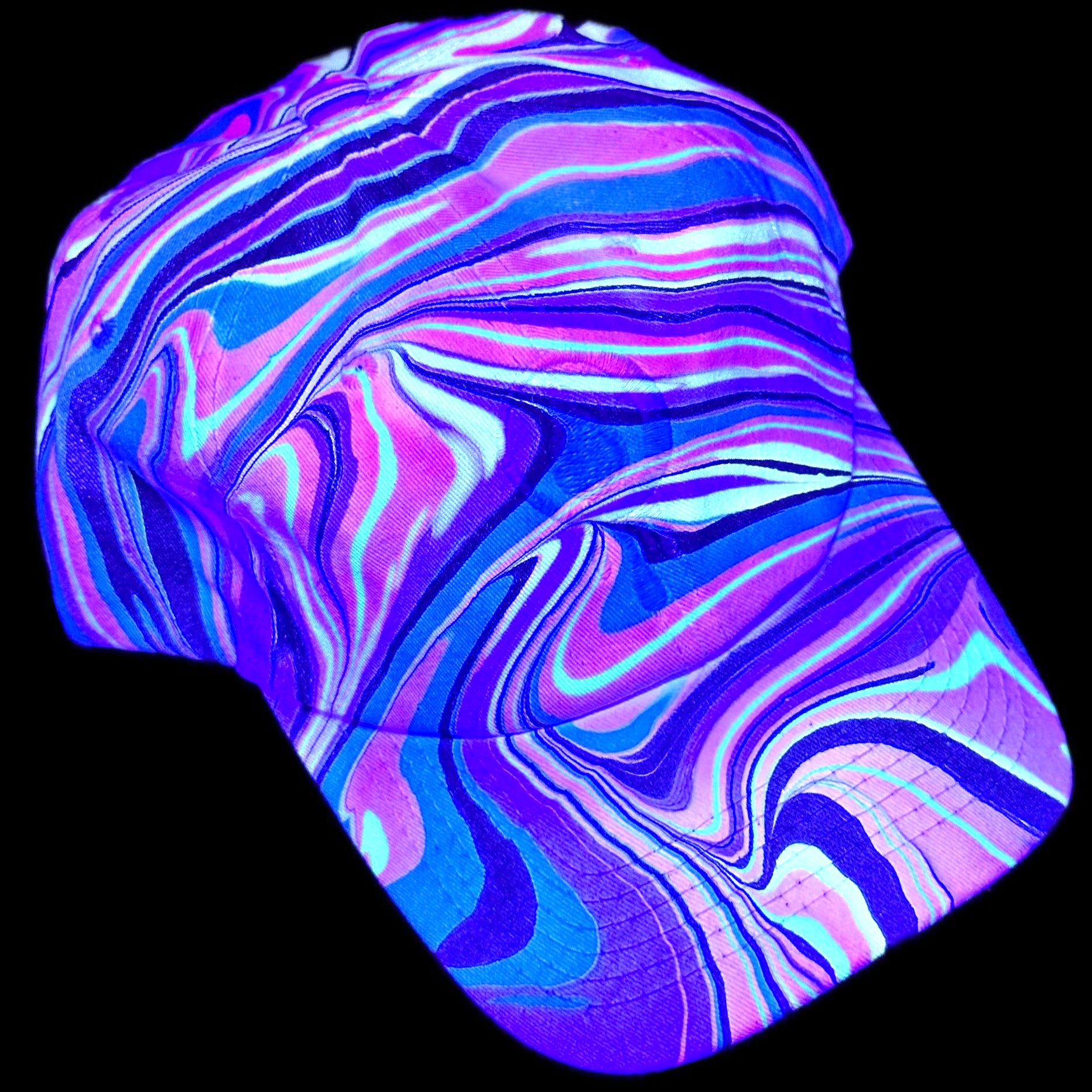 Dad hat (strap back) (UV REACTIVE)