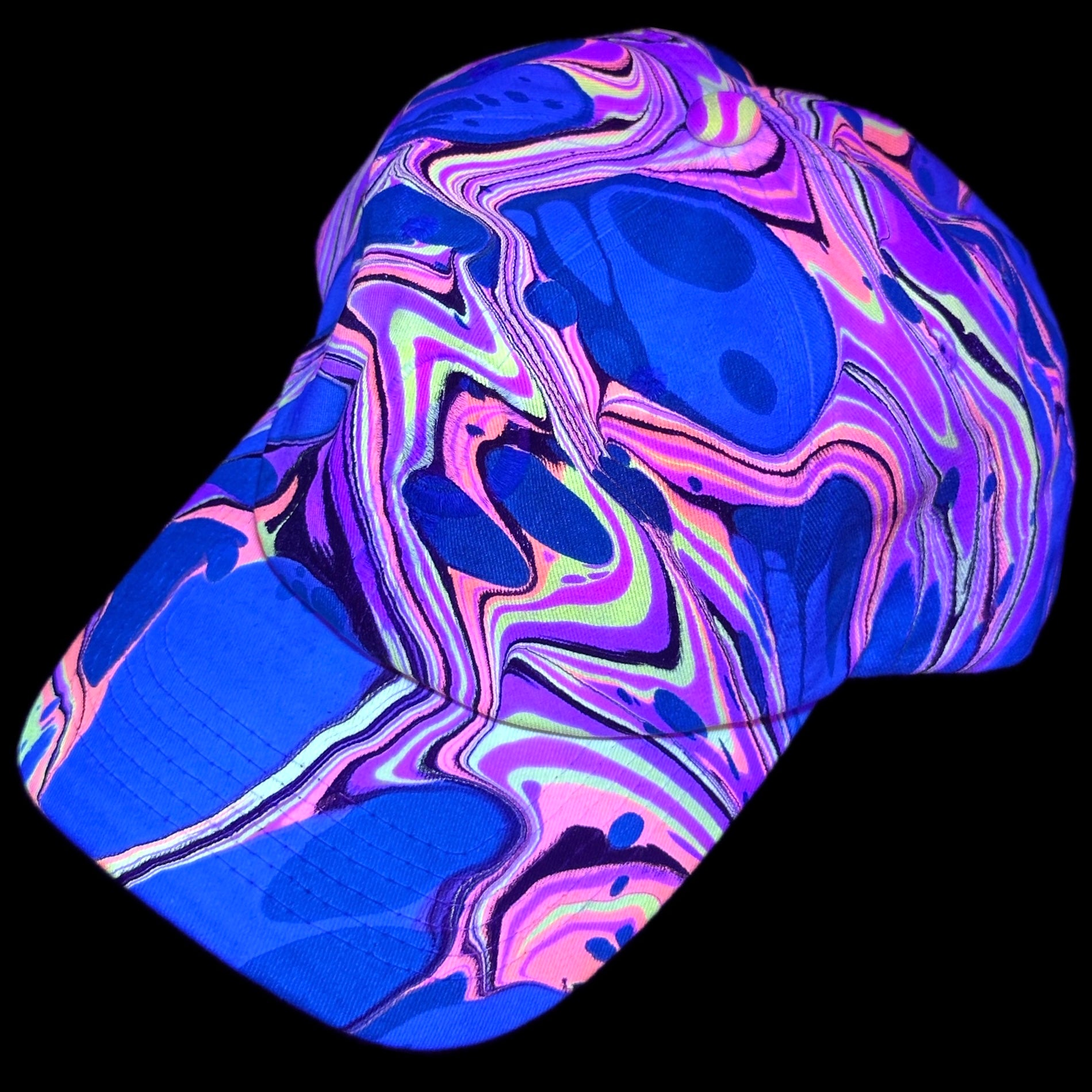 Dad hat (strap back) (UV REACTIVE)