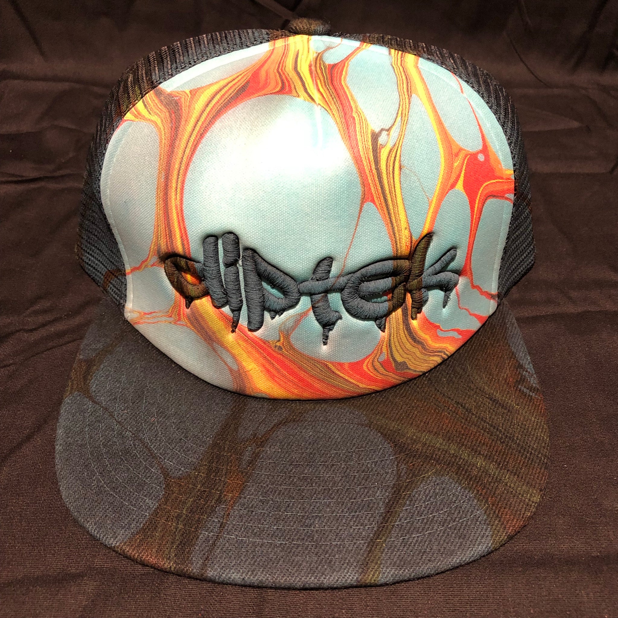 Flat Bill Trucker Hat