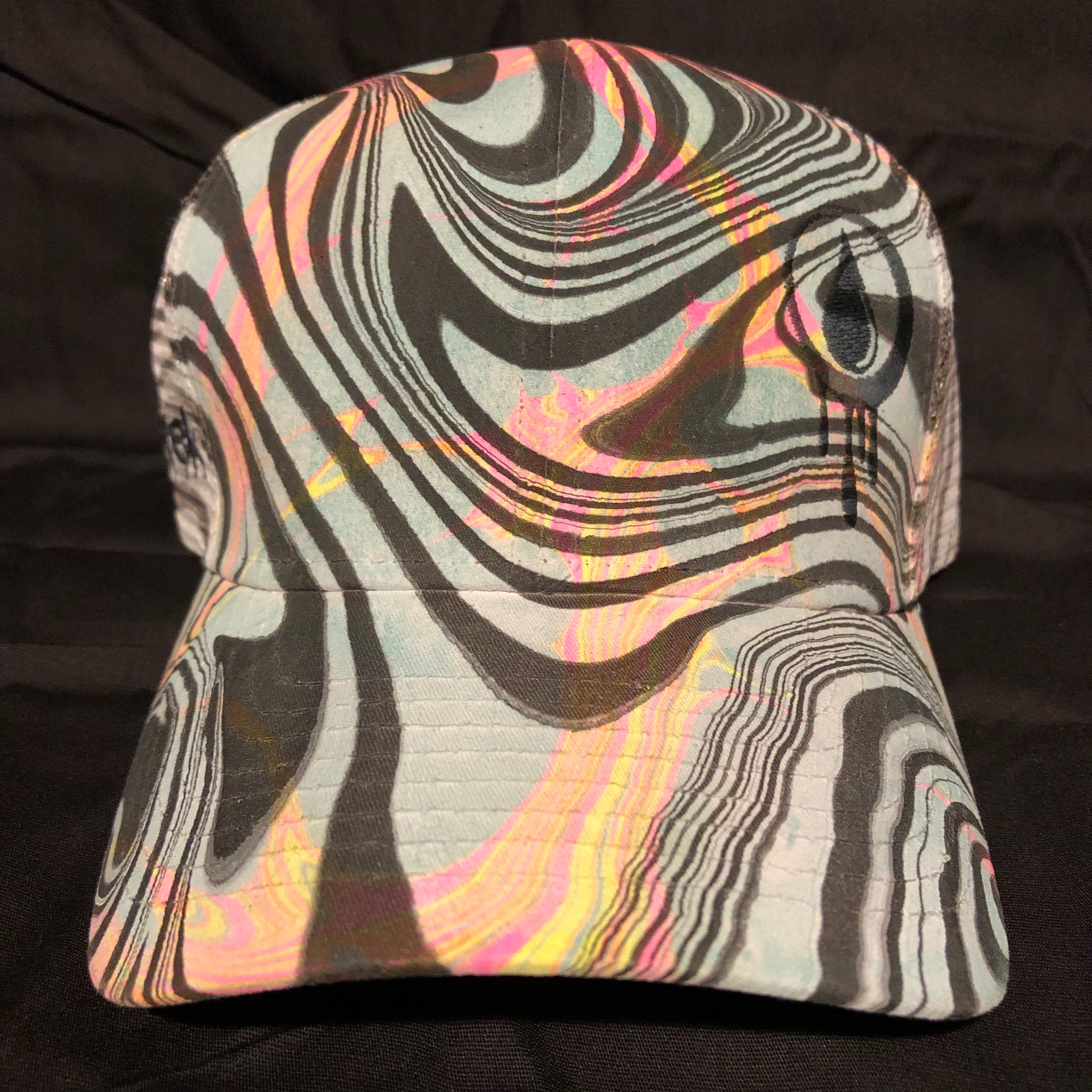 Ball Cap SnapBack “Double Dip” (UV REACTIVE) (Mesh Back) (Curved Bill)