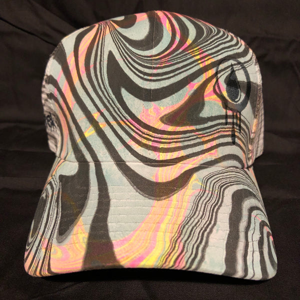 Ball Cap SnapBack “Double Dip” (UV REACTIVE) (Mesh Back) (Curved Bill)