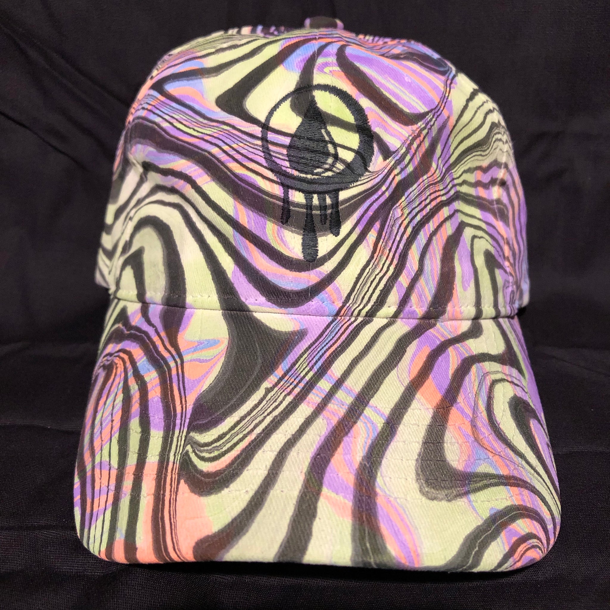 Unstructured Strap Back “DOUBLE DIP” (DAD HAT)(UV REACTIVE)