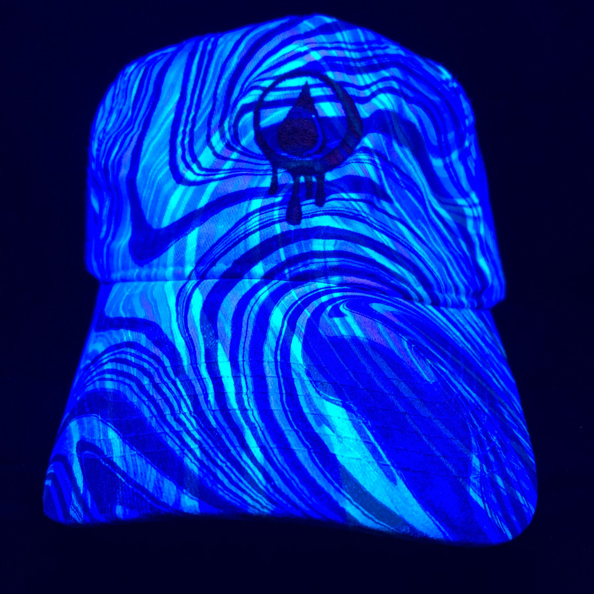 Unstructured Strap Back “DOUBLE DIP” (DAD HAT)(UV REACTIVE)