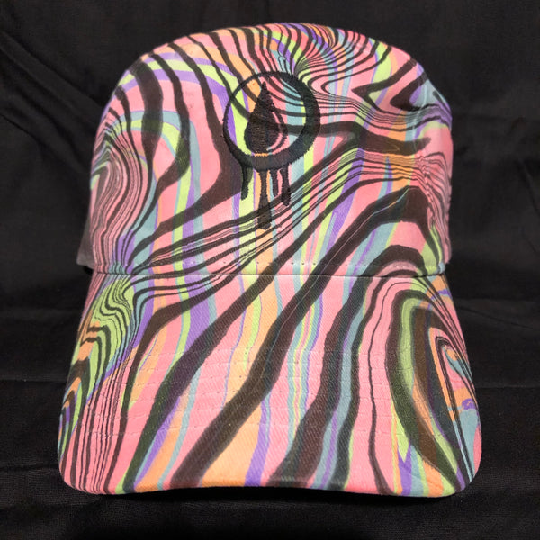 Unstructured Strap Back “DOUBLE DIP” (DAD HAT)(UV REACTIVE)