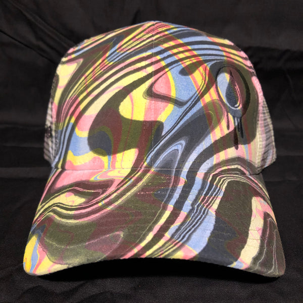 Ball Cap SnapBack “Double Dip” (UV REACTIVE) (Mesh Back) (Curved Bill)