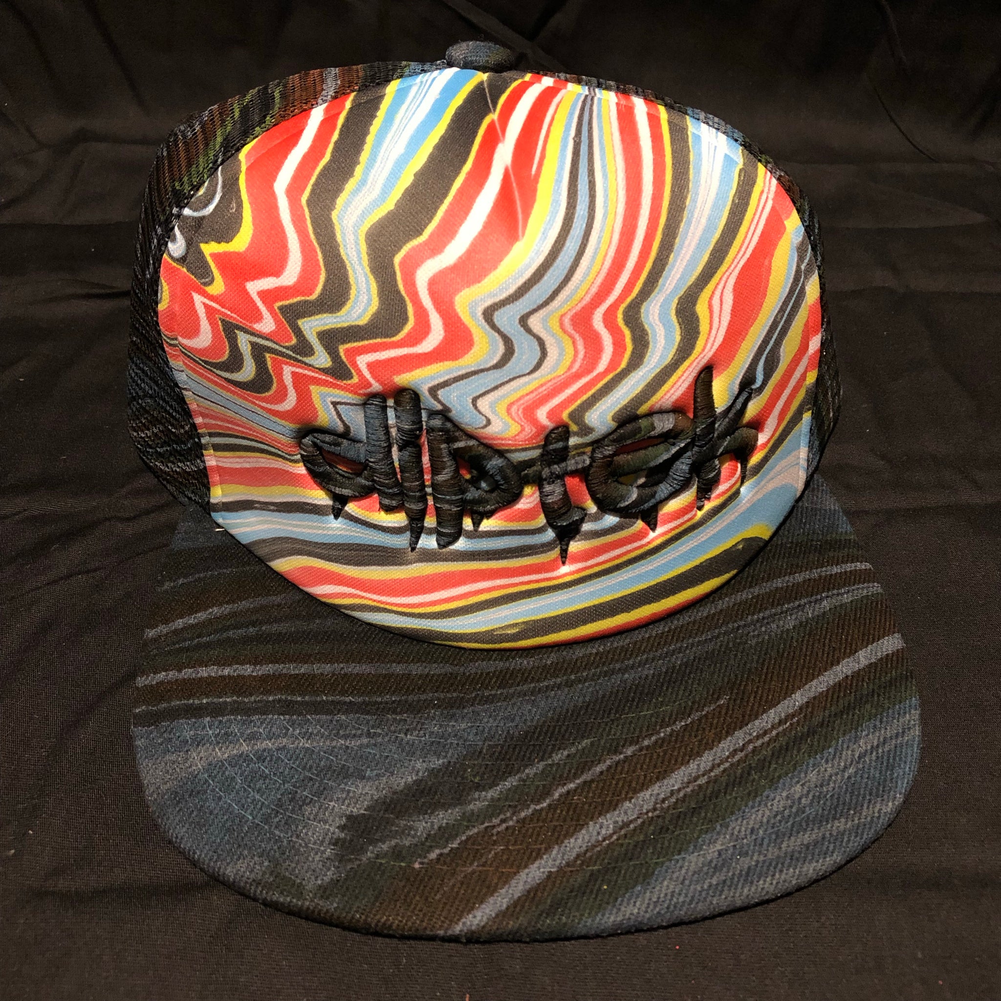Flat Bill Trucker Hat