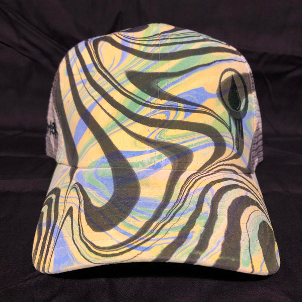 Ball Cap SnapBack “Double Dip” (UV REACTIVE) (Mesh Back) (Curved Bill)