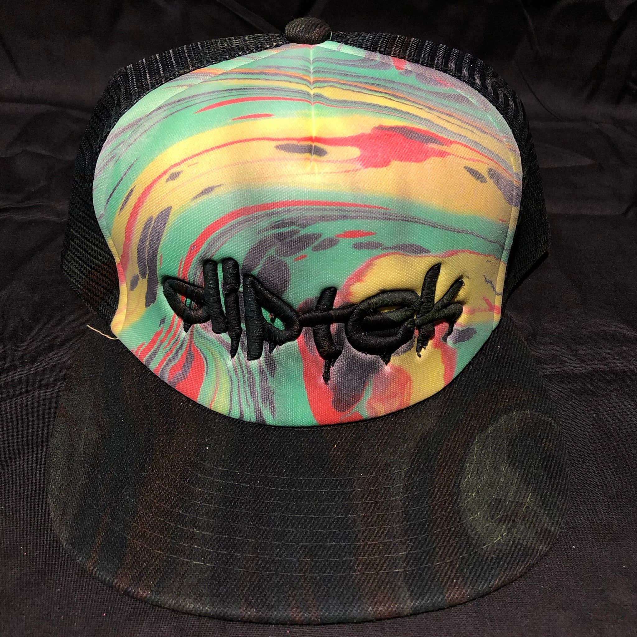Flat Bill Trucker Hat